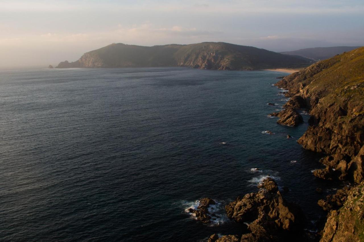 Casa A Colorada Cerca De La Playa De Mar De Fora Villa Finisterre Bagian luar foto